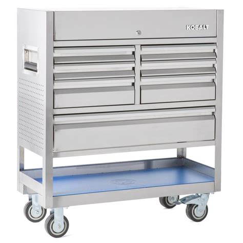 kobalt 7 drawer stainless steel tool box|kobalt tool box clearance.